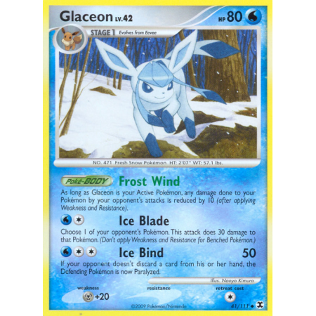 Glaceon (Reverse Holo)