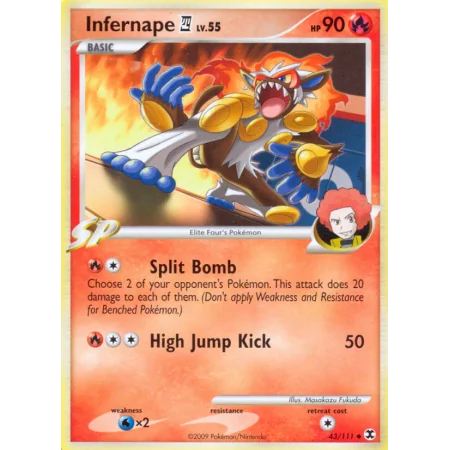 Infernape E4 (Reverse Holo)