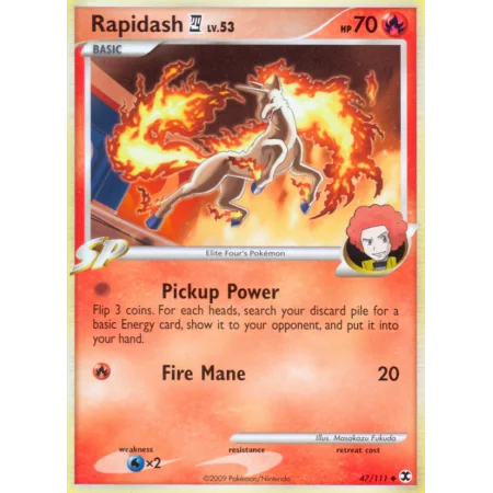 Rapidash E4 (Reverse Holo)