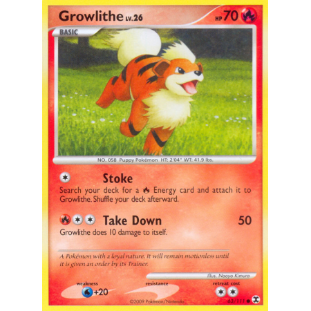 Growlithe (Reverse Holo)