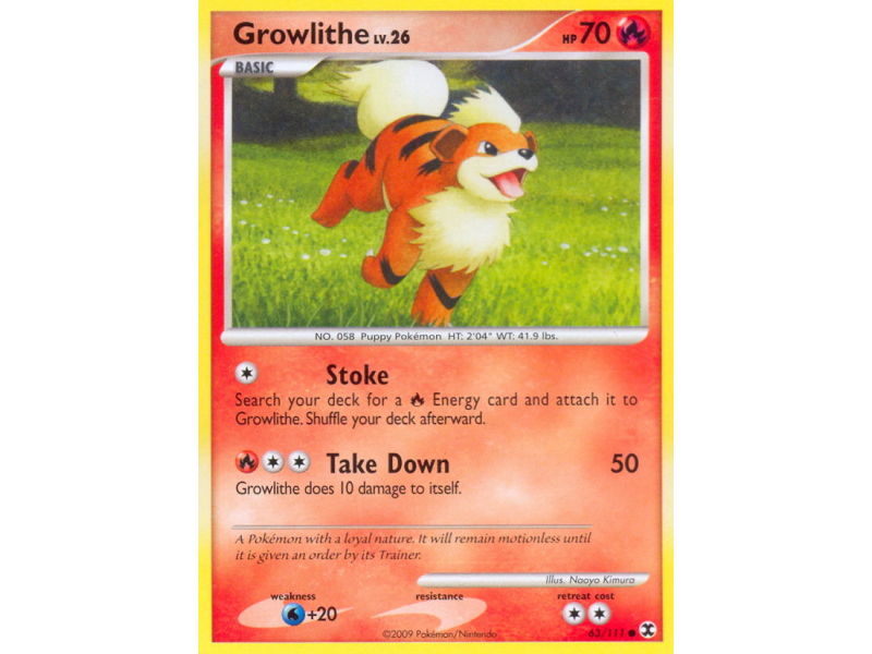Growlithe (Reverse Holo)