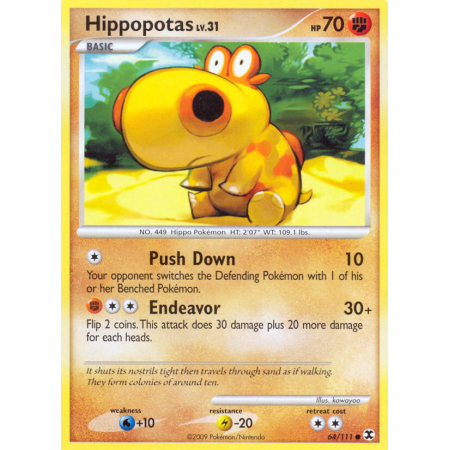 Hippopotas (Reverse Holo)
