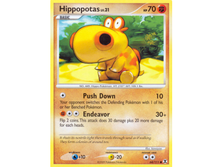 Hippopotas (Reverse Holo)
