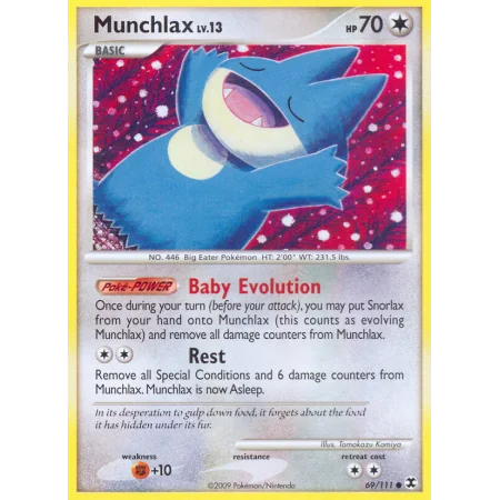 Munchlax (Reverse Holo)