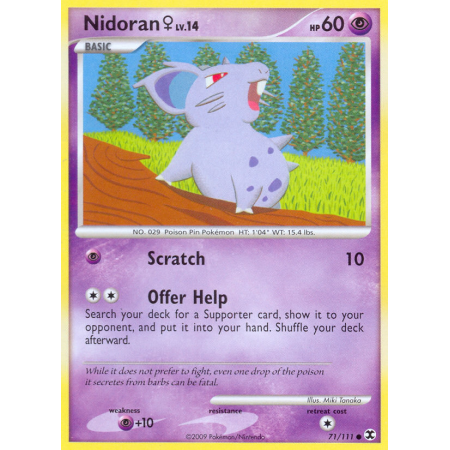 Nidoran ♀ (Reverse Holo)