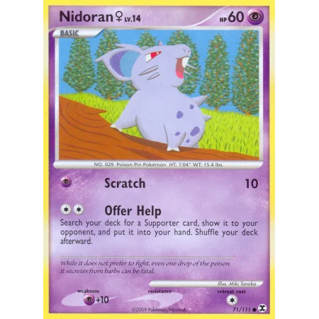Nidoran ♀ (Reverse Holo)