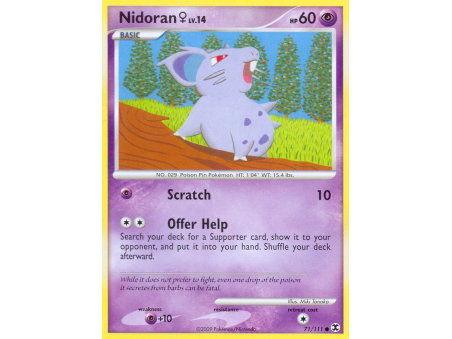 Nidoran ♀ (Reverse Holo)