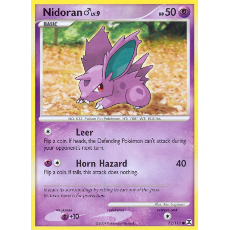 Nidoran ♂ (Reverse Holo)
