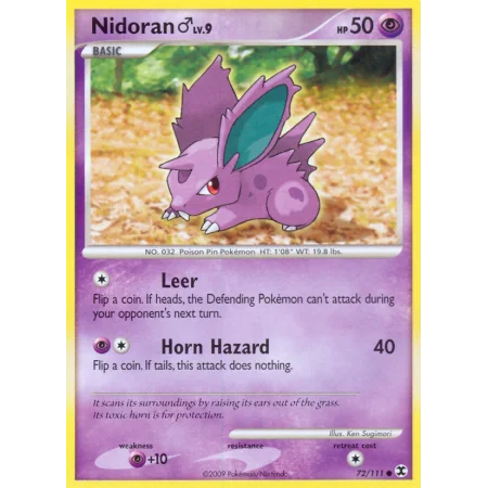 Nidoran ♂ (Reverse Holo)