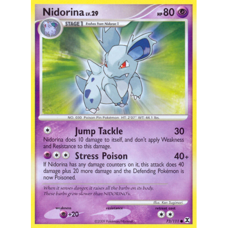 Nidorina (Reverse Holo)