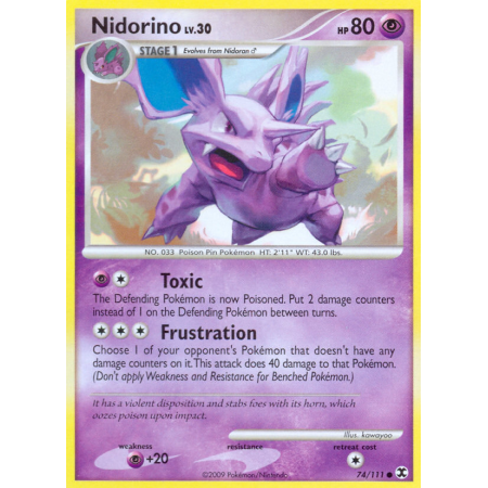 Nidorino (Reverse Holo)