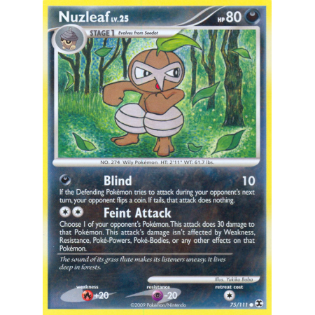 Nuzleaf (Reverse Holo)