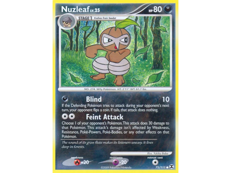 Nuzleaf (Reverse Holo)
