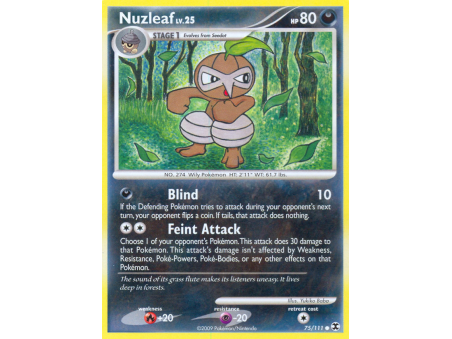 Nuzleaf (Reverse Holo)