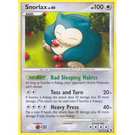Snorlax (Reverse Holo)