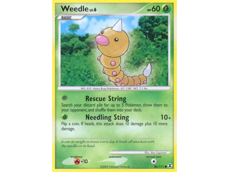 Weedle (Reverse Holo)