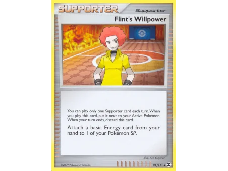Flint's Willpower (Reverse Holo)