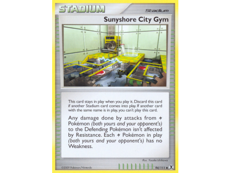 Sunyshore City Gym (Reverse Holo)