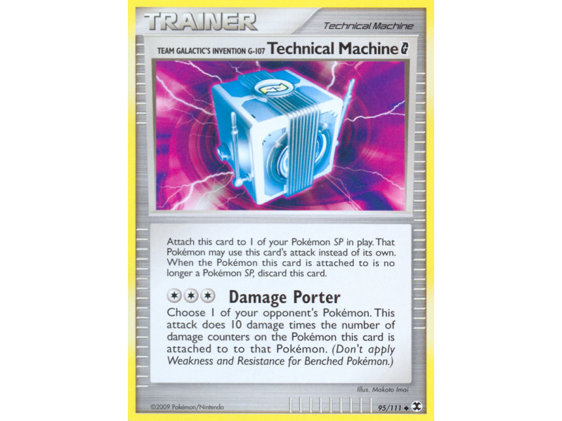 Team Galactic's Invention G-107 Technical Machine G