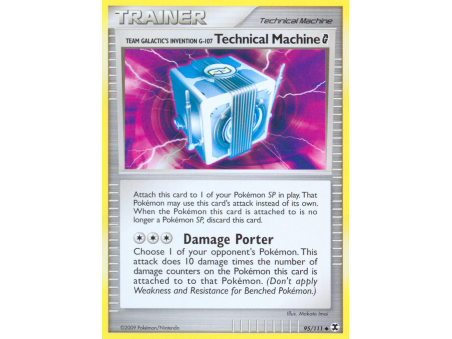 Team Galactic's Invention G-107 Technical Machine G