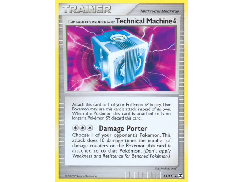 Team Galactic's Invention G-107 Technical Machine G (Reverse Holo)