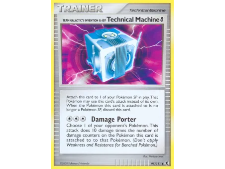 Team Galactic's Invention G-107 Technical Machine G (Reverse Holo)