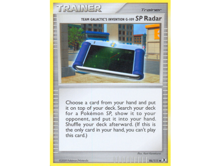 Team Galactic's Invention G-109 SP Radar