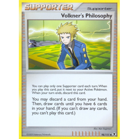 Volkner's Philosophy (Reverse Holo)