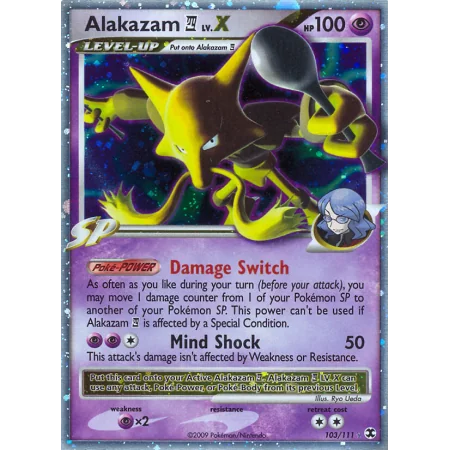 Alakazam E4 LV.X