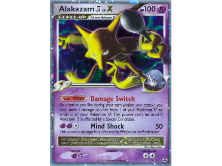 Alakazam E4 LV.X