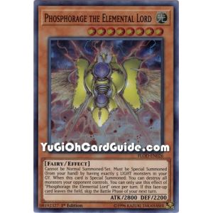 Phosphorage the Elemental Lord (Super Rare)