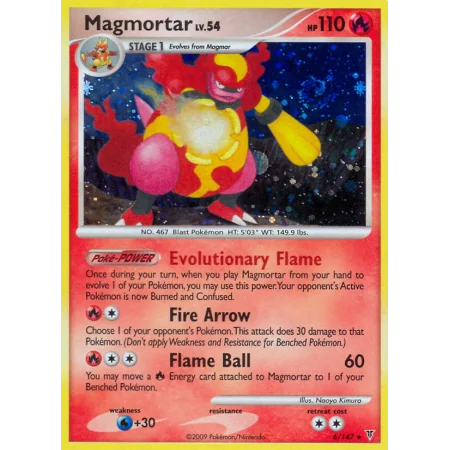 Magmortar (Reverse Holo)