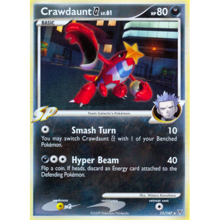 Crawdaunt G (Reverse Holo)