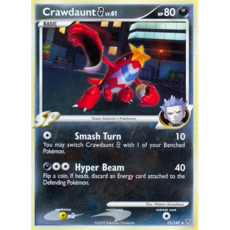 Crawdaunt G (Reverse Holo)