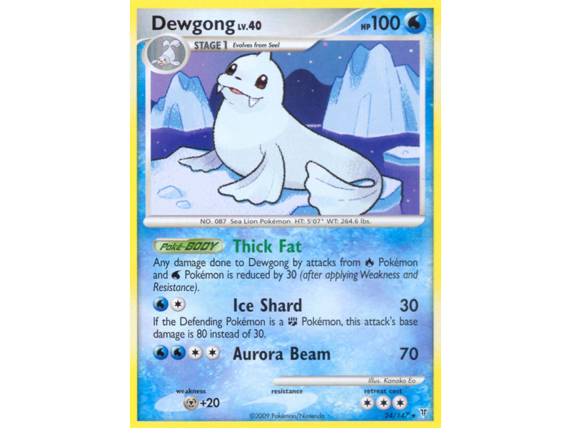 Dewgong (Reverse Holo)