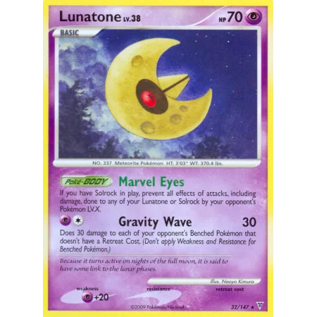 Lunatone (Reverse Holo)