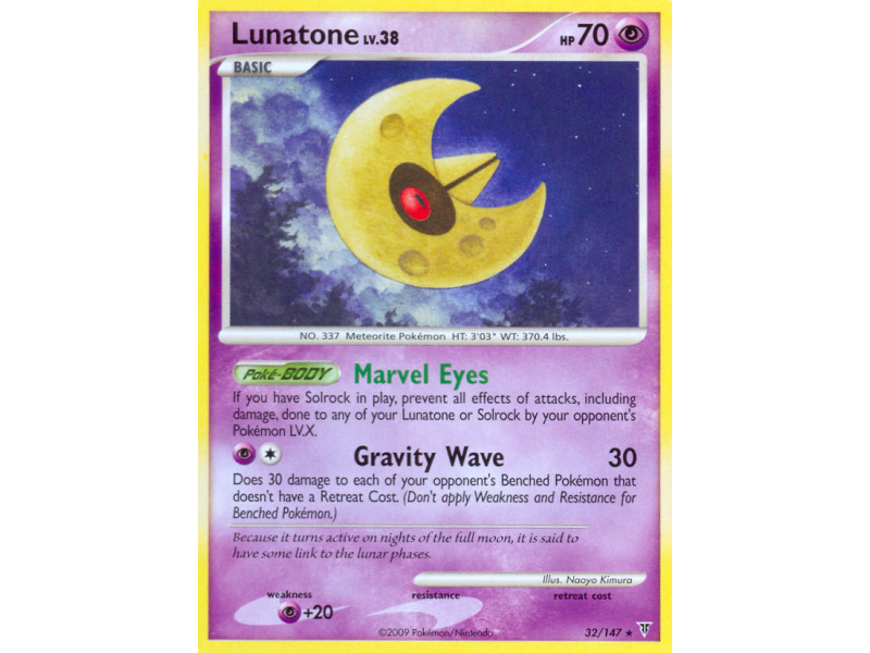Lunatone (Reverse Holo)