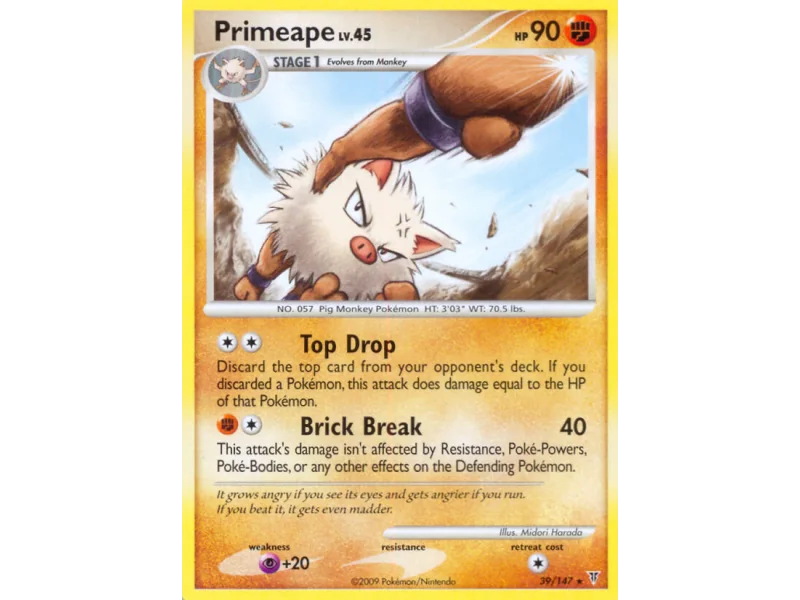 Primeape (Reverse Holo)