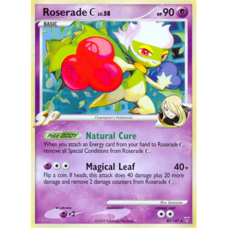 Roserade C (Reverse Holo)