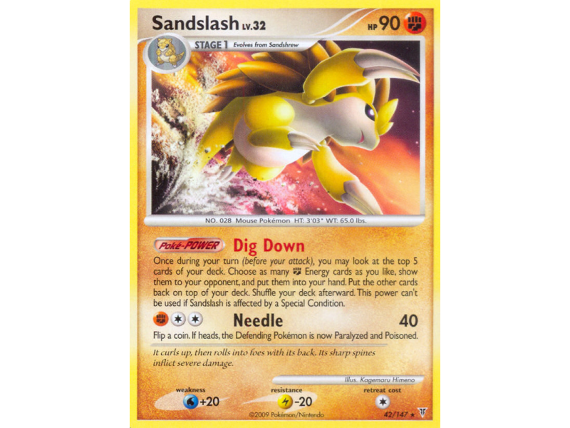 Sandslash (Reverse Holo)