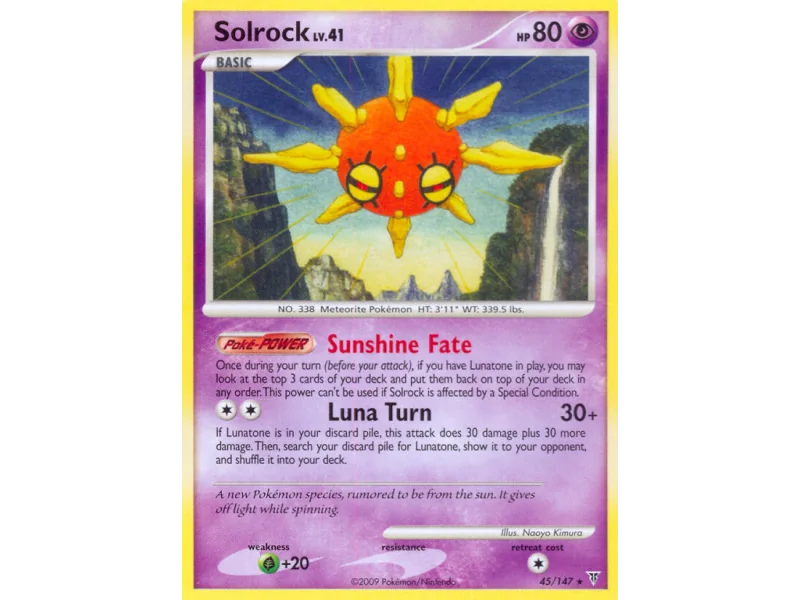Solrock (Reverse Holo)