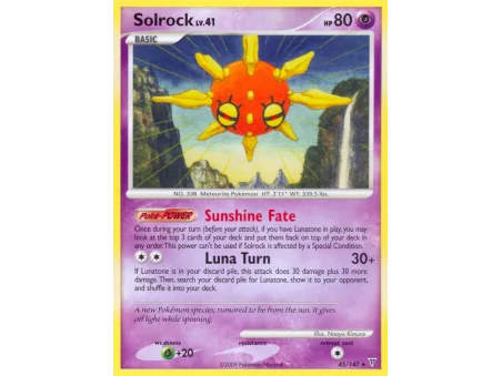 Solrock (Reverse Holo)