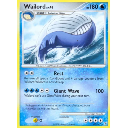 Wailord (Reverse Holo)
