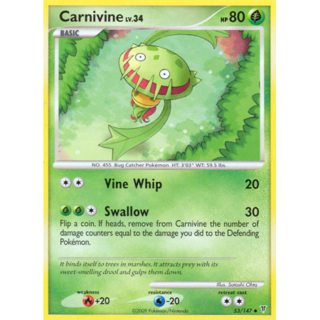 Carnivine (Reverse Holo)