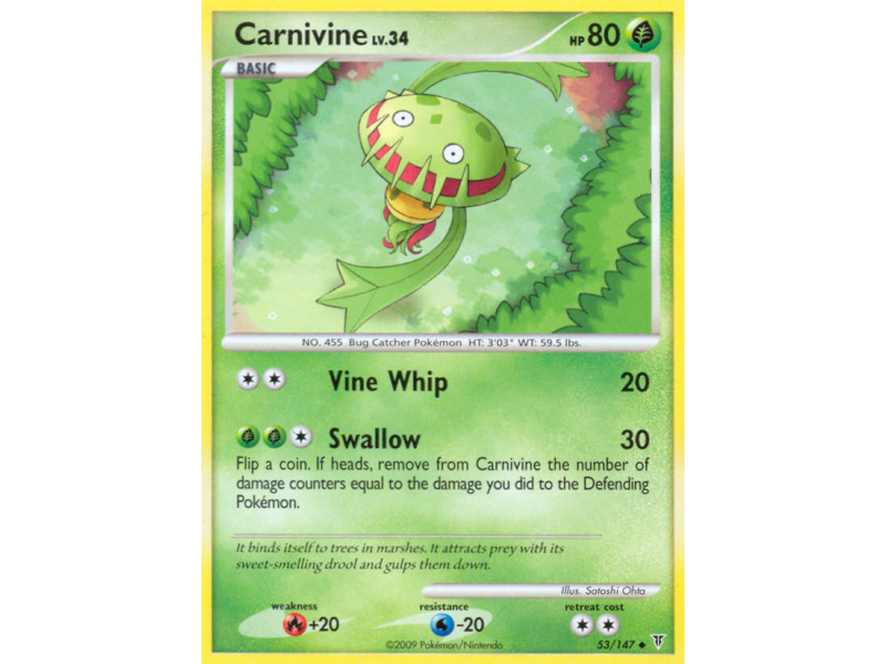 Carnivine (Reverse Holo)