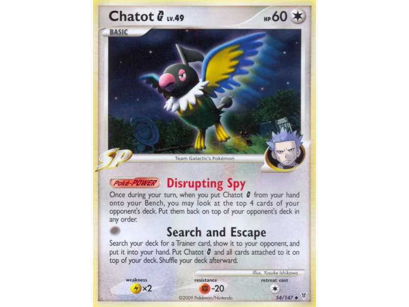 Chatot G (Reverse Holo)