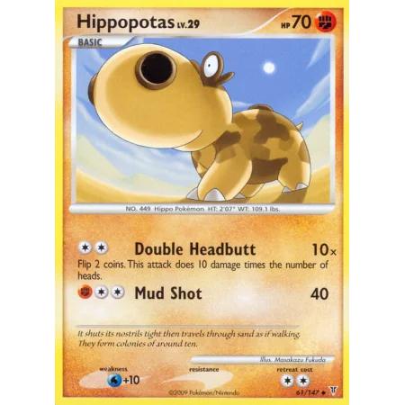 Hippopotas (Reverse Holo)
