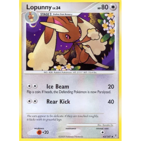 Lopunny (Reverse Holo)