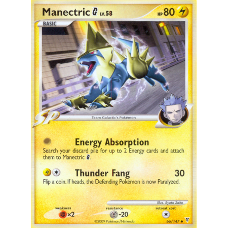Manectric G (Reverse Holo)