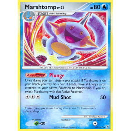 Marshtomp (Reverse Holo)